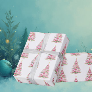  Pink Christmas Tree Presentpapper