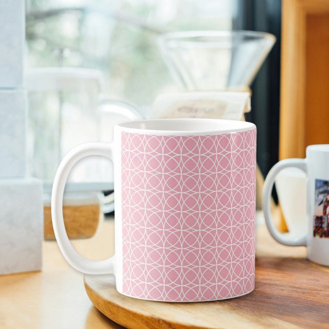Pink Circle Mug Kaffemugg (Skapare uppladdad)