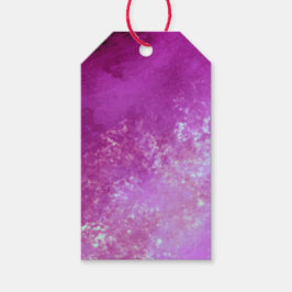 Pink Cloud Effect Presentetikett