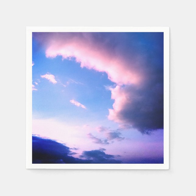 Pink cloud pappersservett (Framsidan)