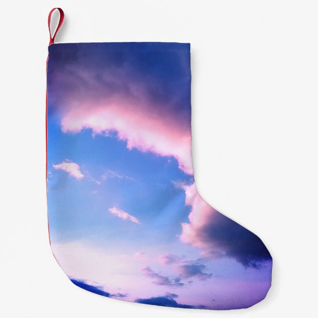 Pink clouds liten julstrumpa (Framsidan)