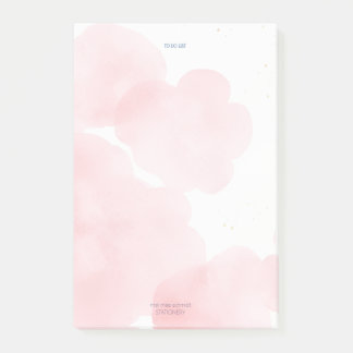 Pink Clouds To Do List Pad Post-it Block