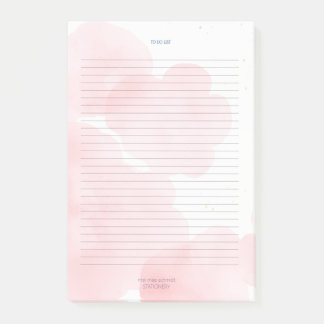Pink Clouds To Do List Pad Post-it Block