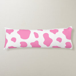 Pink Cow Print Decorative Pillow Kroppskudde