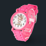 Pink Cowgirl  Armbandsur<br><div class="desc">A Cute Pink Cowgirl e watch for a Little Girl to Wear</div>