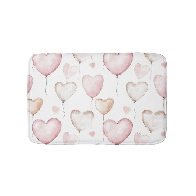 Pink Cream Hearts Badrumsmatta (Framsidan)