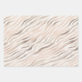 Pink Cream Zebra Animal Print Birthday