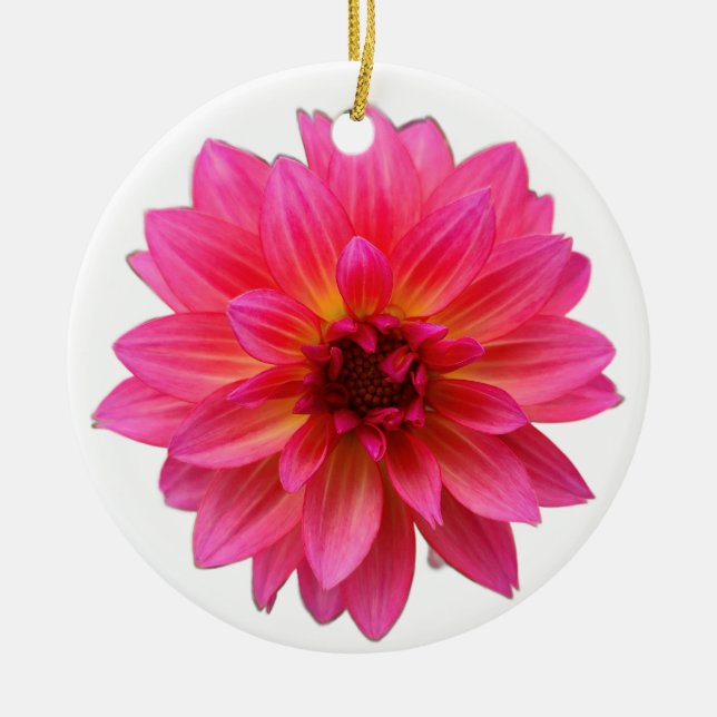 Pink Dahlia Ornament (Framsidan)