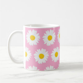 Pink Daisy Mug Kaffemugg