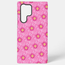 Pink daisy pattern 