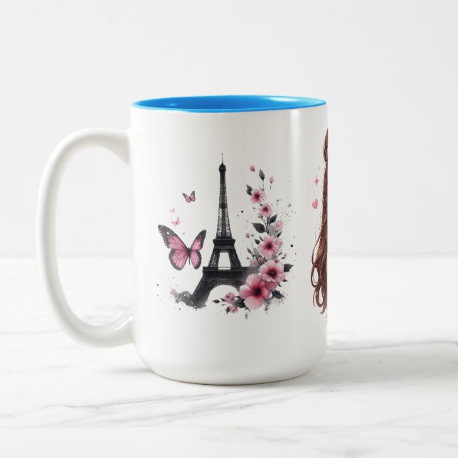 Pink Daydream Heartfull Smile Sugar & Sunshine Bub Två-Tonad Mugg (Vänster)