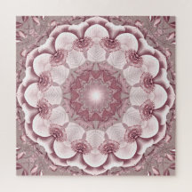 Pink Decorative Jigsaw Puzzle