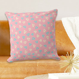 Pink Doodle Pillow Kudde