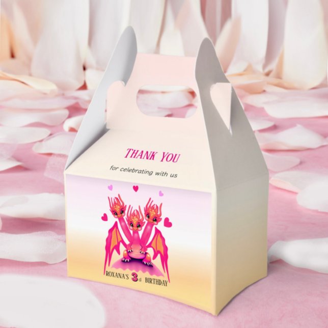 Pink dragon  presentaskar (Skapare uppladdad)