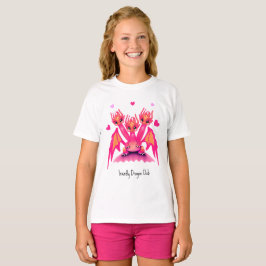 Pink dragons t shirt