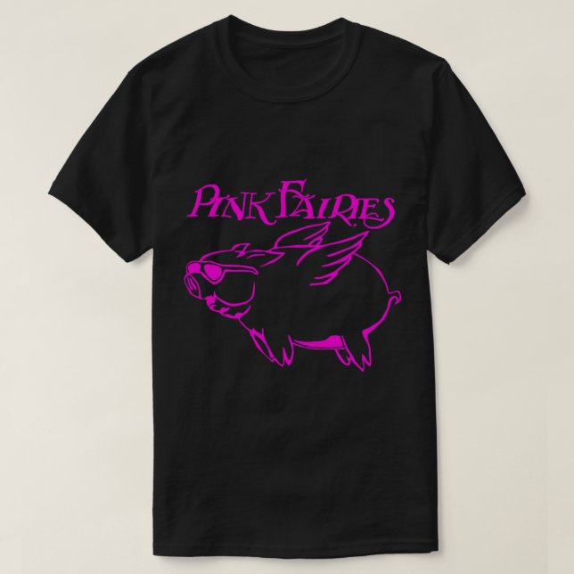 Pink Fairies Pigs Fly Classic T-Shirt (Design framsida)