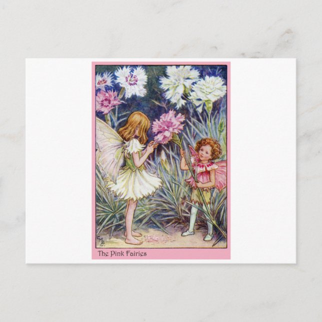 Pink Fairy Vykort (Framsida)