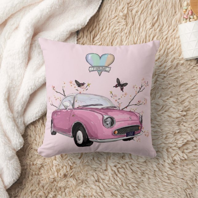 Pink Figaro pillow - kussen Kudde (Filt)