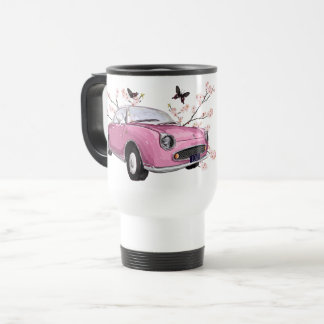 Pink Figaro travel mug - roze reisbeker Resemugg