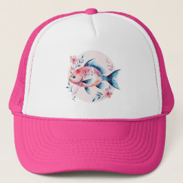 Pink Fish Art Tee Keps
