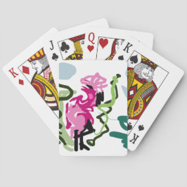 Pink flamingo set casinokort