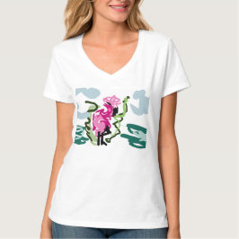 Pink flamingo set t shirt