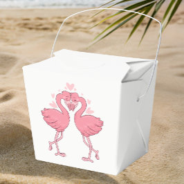 Pink Flamingo Tropical Beach Hawaiian Wedding Presentaskar