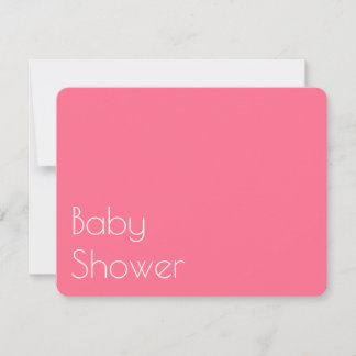 Pink Floral Baby in Bloom Baby Shower Invitation Inbjudningar