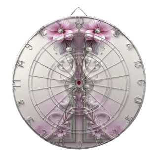 Pink Floral Dartboard Darttavla