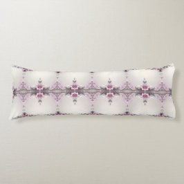 Pink Floral Frame Body Pillow Kroppskudde