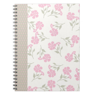 Pink Floral Journal – Pretty Flower Notebook Anteckningsbok