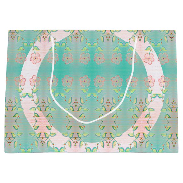 Pink Floral och Teal (Framsidan)