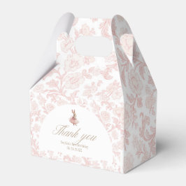 Pink floral Toile Some Bunny Birthday Presentaskar