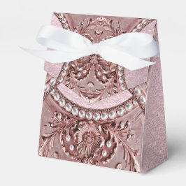Pink Flower Favor Box Presentaskar