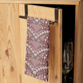 Pink Flower Kitchen Towel Kökshandduk