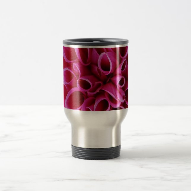 Pink Flower Travel Mug  Resemugg (Center)