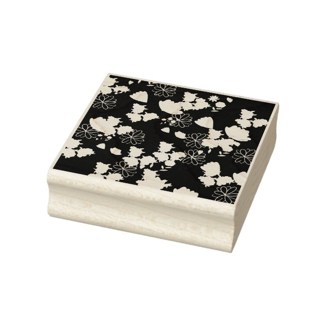 pink flowers stämpel (Stämpel)