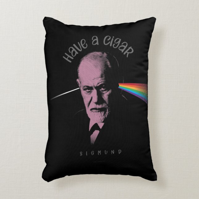 Pink Freud (Ha en cigarr) Prydnadskudde (Framsidan(Vertikal))