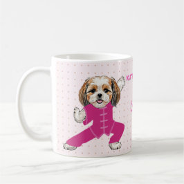 Pink – Funny Shih Tzu Martial Arts Dog Kaffemugg