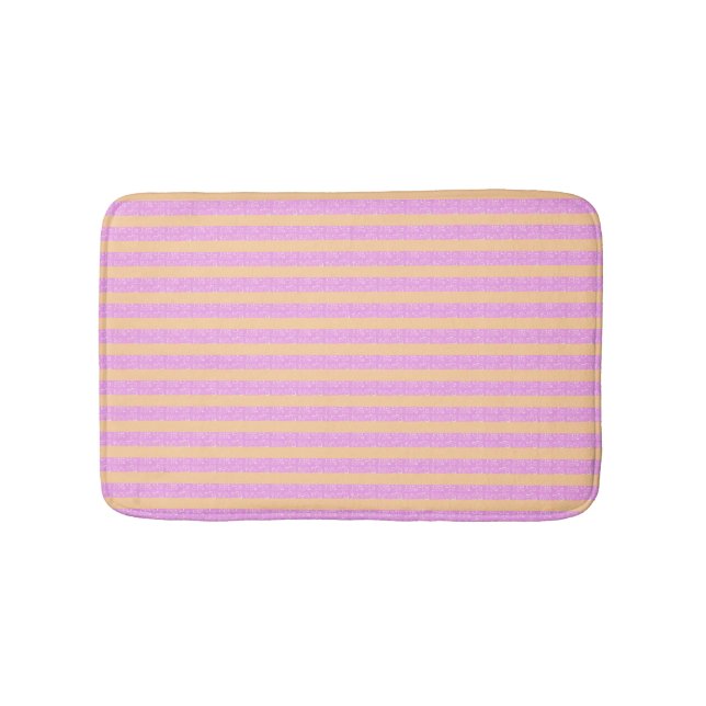 Pink Geometric  Badrumsmatta (Framsidan)