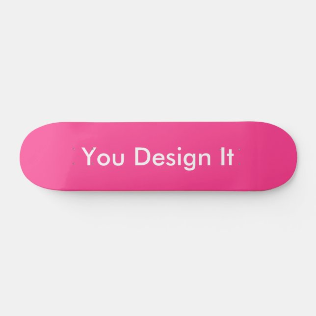 Pink Girly Mini Skateboard Bräda 18,5 Cm (Horz)