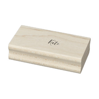 Pink green cherry tree name boho retro rustic bold stämpel