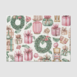 PINK & GREEN HOLIDAY NUTCRACKER FIGURES