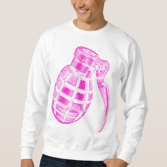 Pink grenade lång ärmad tröja (Framsida)