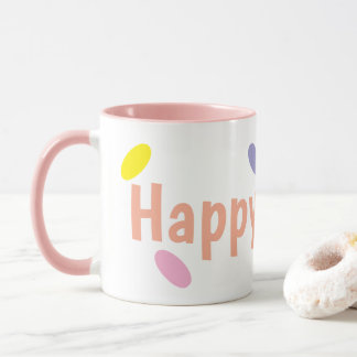Pink Happy Bunny  Mugg