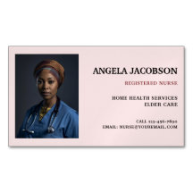 Pink Health Professional Nurse Photo