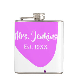 Pink heart balloon Mrs add name est. Add year love Fickplunta