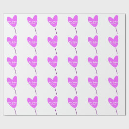 Pink heart balloon Mrs add name est. Add year love Presentpapper