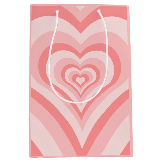 Pink Heart Gradient Pattern – Cute Girly Love (Framsidan)