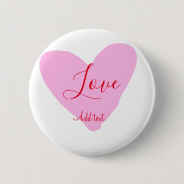 Pink heart love happy Valentine's day text red nam Knapp